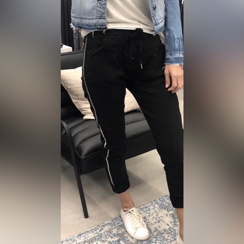 Brand Bazar Stud Pants OSFM Made In Italy 🇮🇹 - Picture 2 of 8